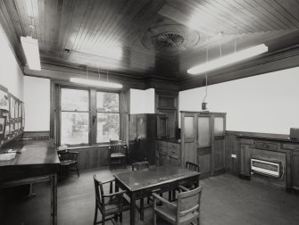 Campbeltown, Millknowe Road, Hazelburn Distillery, interior.
View of distillery office from North.