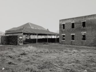 Campbeltown, Millknowe Road, Hazelburn Distillery.
General view of empty cask shed from West, East side of distillery.