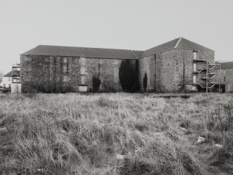 Campbeltown, Lochhead Distillery.
General view from North-West of bonded warehouse.