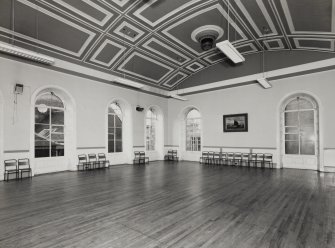 Campbeltown, Main Street, Town House, interior.
View from South of main hall, first floor.
