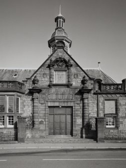 Campbeltown, Hall Street, Campbeltown Library and Museum.
General view of main entrance from SE.
