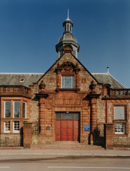 Campbeltown, Hall Street, Campbeltown Library and Museum.
General view of main entrance from SE.