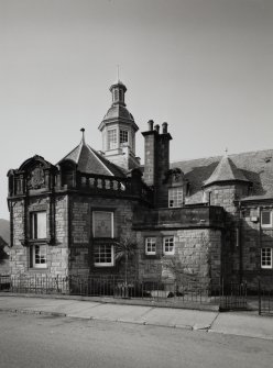 Campbeltown, Hall Street, Campbeltown Library and Museum.
General view of East corner from North.