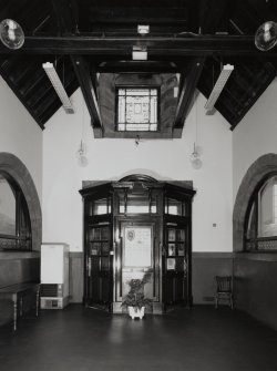 Campbeltown, Hall Street, Campbeltown Library and Museum, interior.
View of vestibule from North-West.