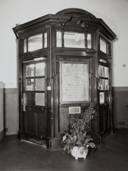 Campbeltown, Hall Street, Campbeltown Library and Museum, interior.
General view of porch in vestibule.