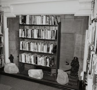 Campbeltown, Hall Street, Campbeltown Library and Museum, interior.
View of fireplace in Reading Room.