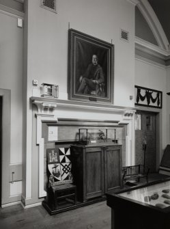 Campbeltown, Hall Street, Campbeltown Library and Museum, interior.
General view of fireplace in Museum.