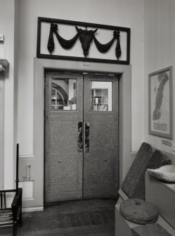 Campbeltown, Hall Street, Campbeltown Library and Museum, interior.
General view of Reading Room door in Museum.