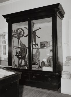Campbeltown, Hall Street, Campbeltown Library and Museum, interior.
General view of display case in Museum.