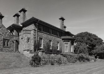View from South West showing main house