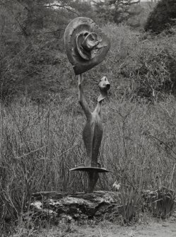 Detail of garden sculpture