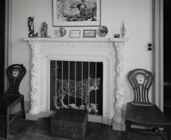 Inner Hall, detail of fireplace
