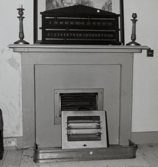 Basement Billiard Room, detail of fireplace