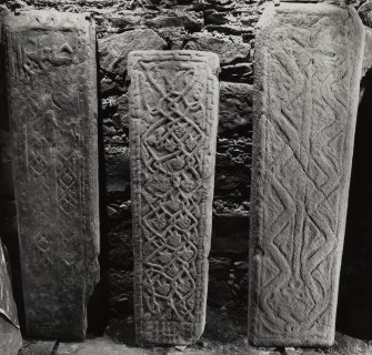 Craignish Old Parish Church.
Group of three West Highland stones.