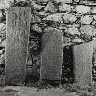 Craignish Old Parish Church.
Group of West Highland carved stones.