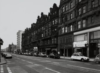 Glasgow, Sauchiehall Street
General view from East at junction with Blythswood Street.