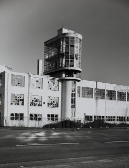 Glasgow, Renfrew Road, British Luma Kight Bulb Factory, Tower.
View from South-West.