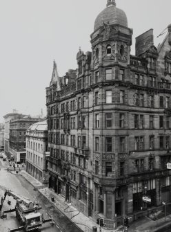 59 - 69 Renfield Street
View of East facade from North East, at junction with West Regent Street, showing attendance by emergency services