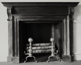 Inveraray Castle, interior.
General view of first floor MacArthur Room fireplace.