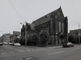 View from South West, showing Queen's Drive and Niddrie Street fronts