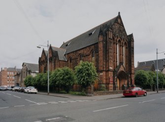 View from South West, showing Queen's Drive and Niddrie Street fronts