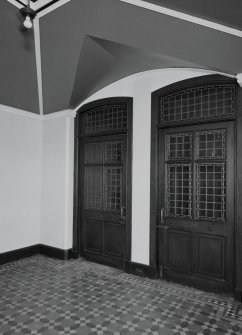 View of entrance porch from North showing minton tile floor