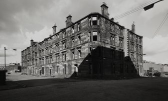 Glasgow, 1-27 Redan Street.
General view from South-West of corner with 15 Rogart Street.