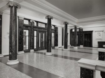 Justiciary Court, interior
View of ground floor vestibule from South East