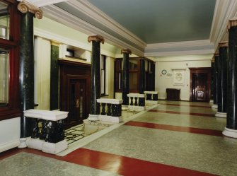 Justiciary Court, interior
View of ground floor vestibule from North West