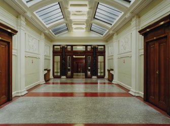 Justiciary Court, interior
Ground floor, central hall, view from East