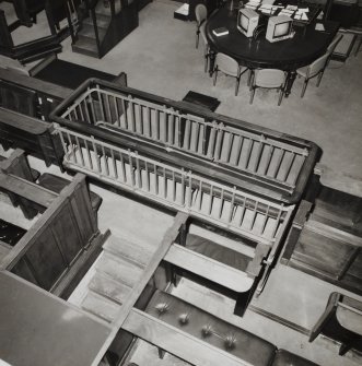 Justiciary Court, interior
Ground floor, North Courtroom, detail of dock