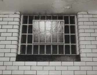 Justiciary Court, interior
Basement cell, view of window