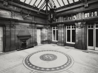 Glasgow, 6 Rowan Road, Craigie Hall, interior.
View of conservatory from South-East.