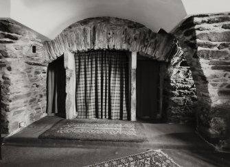 Duntrune Castle, interior.
Detail of kitchen fireplace in North East wall, North East room, ground floor.