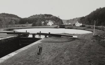 Crinan Canal, Dunardry Locks 11 and 12.
General view of basin between locks 12 and 11.