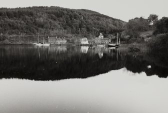 Crinan Canal, Bellanoch Canal Basin.
View from North.