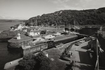 Crinan Canal, Crinan Basin.
View from North West.