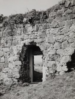 Dunollie Castle.
Detail of courtyard entrance from North-East.