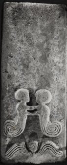 Dalavich Church.
Detail of McLerran tombstone.