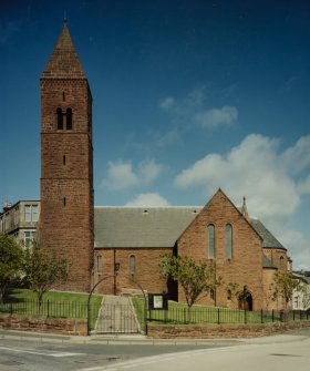 Dunoon, Kirk Brae Church.
View from South-East.