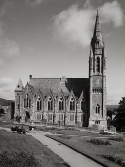 Dunoon, Argyll Street, St. John's Church.
View from South.