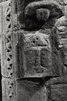 Dunderave Castle
Detail of carved head on lower section of East jamb of main entrance doorway