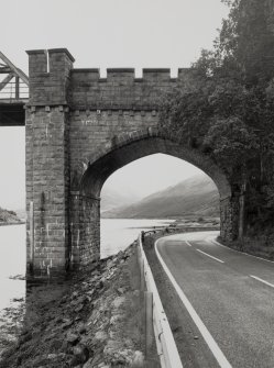 Creagan Viaduct.
View from West of South arch over road.