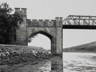 Creagan Viaduct.
View from East of South arch over road.