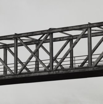 Creagan Viaduct.
Detail of riveted steel construction of South truss.