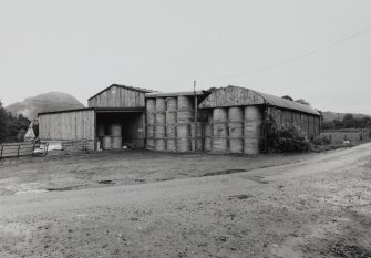 View of modern buildings (1984) to N of steading