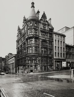 General view from NNE at junction with Hope Street.