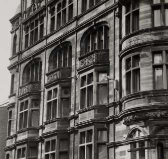 View of windows from E.