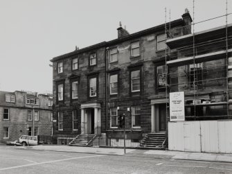 Glasgow, 217, 219 St Vincent Street.
View from North West, including Hart Smith & Co, Fitzpatrick & Co and The Music Room.