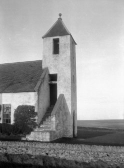 View of church tower
